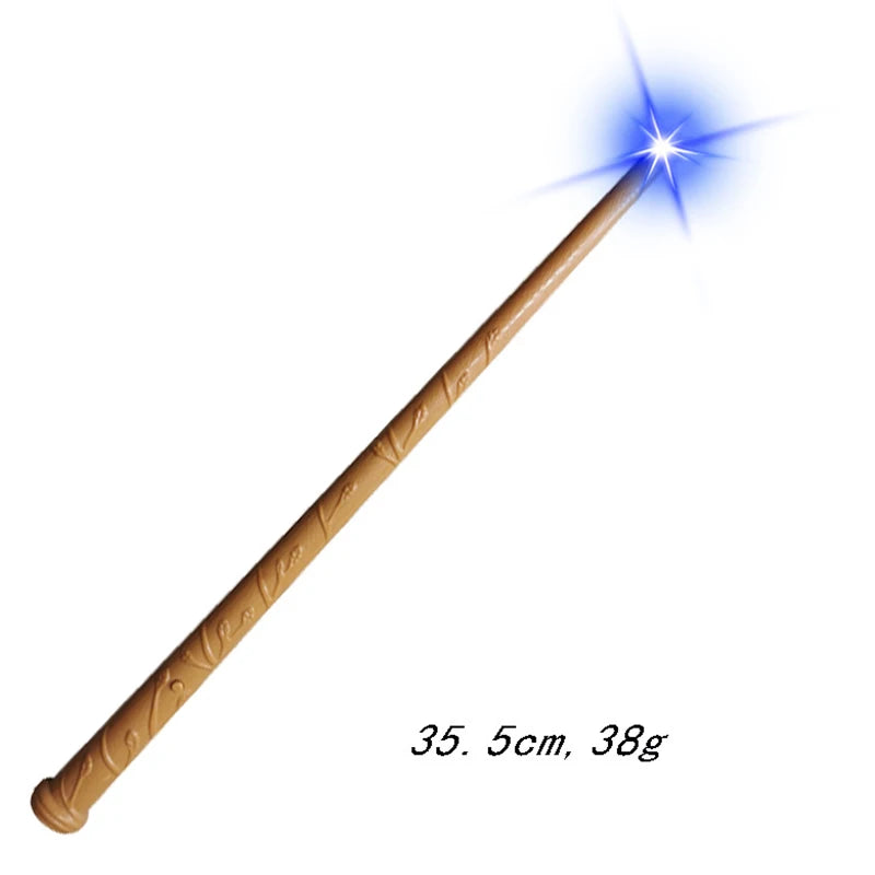 Glow Light Up Wizard Wand for Kids with Sound & Light Halloween Costume Accessory