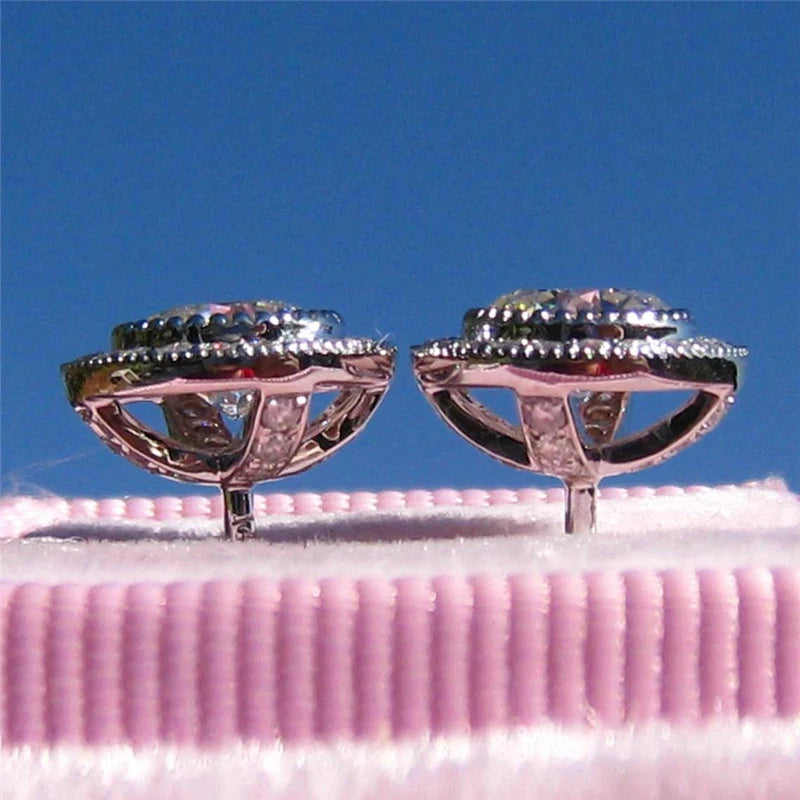 Small Round Stud Earrings for Women with Cubic Zirconia - Versatile Fashion Jewelry