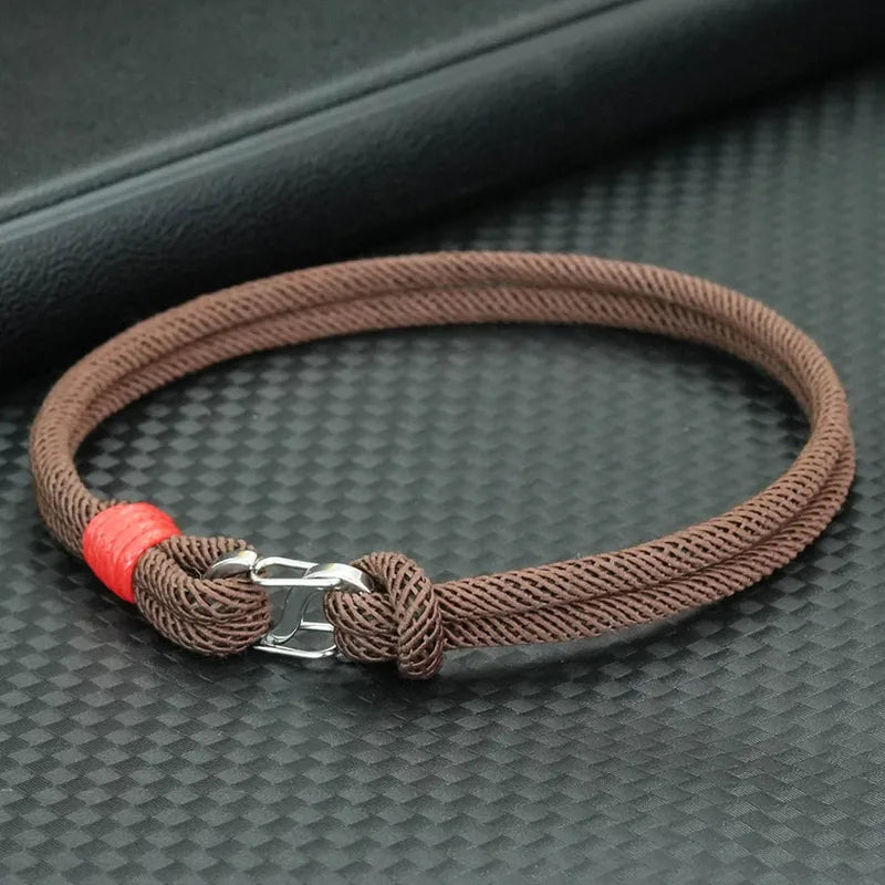 Men's Hand-Woven Detachable Color Rope Bracelets - Gift for Him