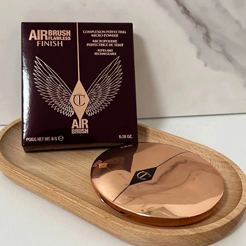Portable Long-Lasting Face Powder with Foundation & Concealer Makeup Kit