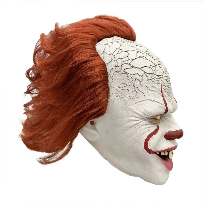 Horror Pennywise Joker Clown Latex Mask for Cosplay Halloween Party Props