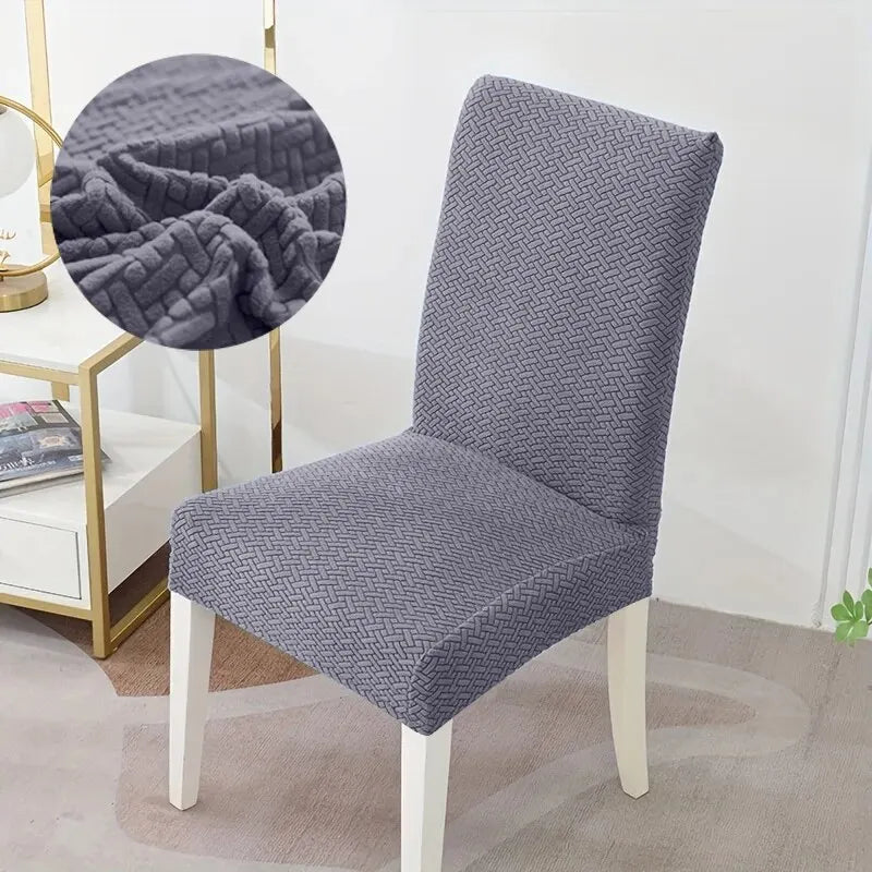 Universal Elastic Chair Cover - Multiple Colors, Fits Dining & Living Room Chairs
