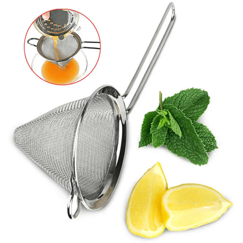 Conical Cocktail Sieve for Juices & Bar Straining - Barware Tool