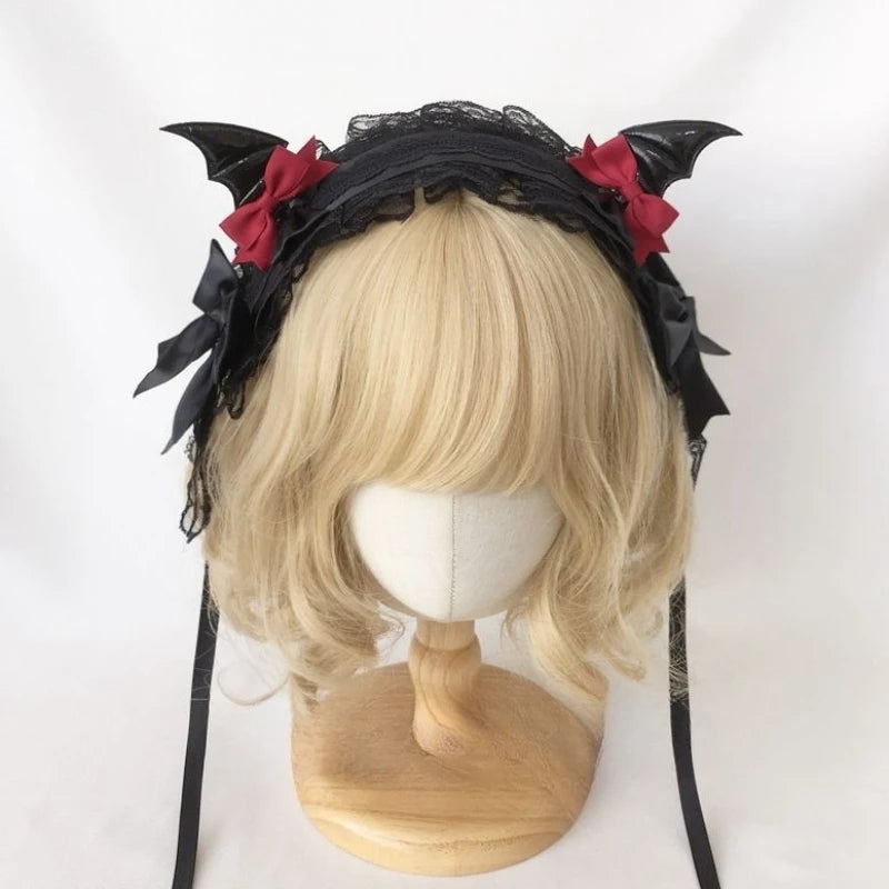Halloween Bat Hair Band Kids & Women Costume Accessory for Festivals & Parties