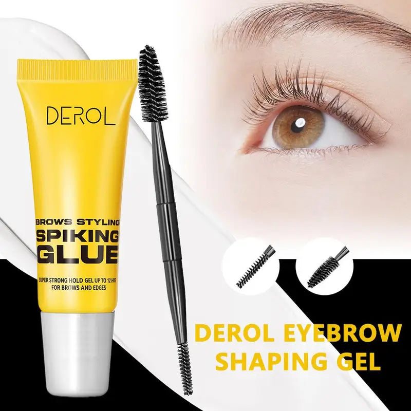 Waterproof Dual Ended Eyebrow Brush & Styling Gel - Long Lasting Brow Setter