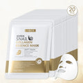 Korean Snail Collagen Face Mask for Hydration & Anti-Aging - 20 Pack