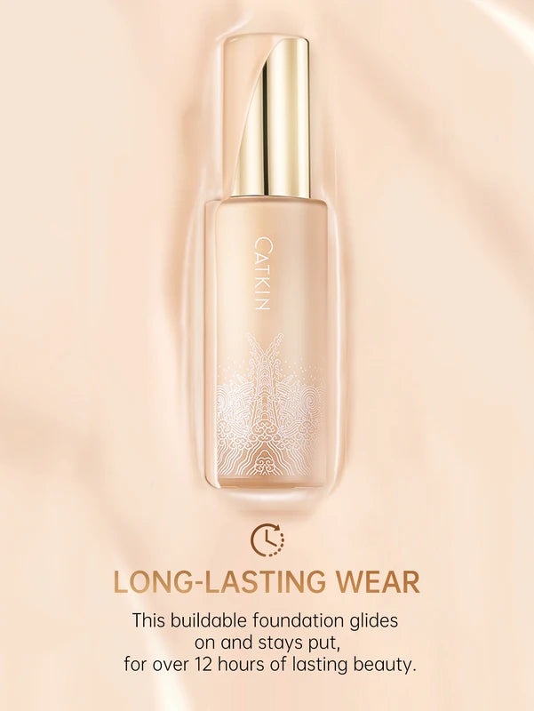 Full Coverage Liquid Foundation for All Skin Types - Long Lasting & Nourishing