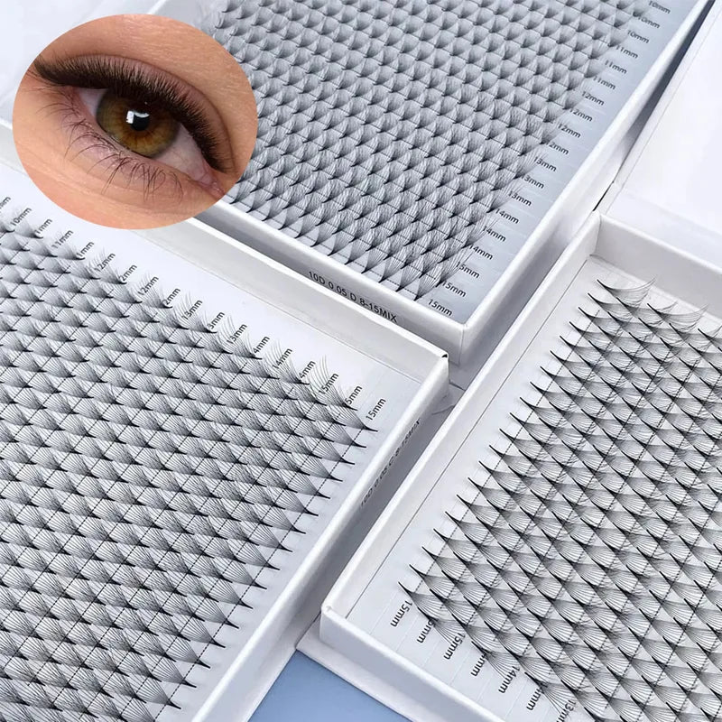 False Eyelash Extension Fans 20Line 2D 0.05/0.07mm Russian Volume Premade Lashes