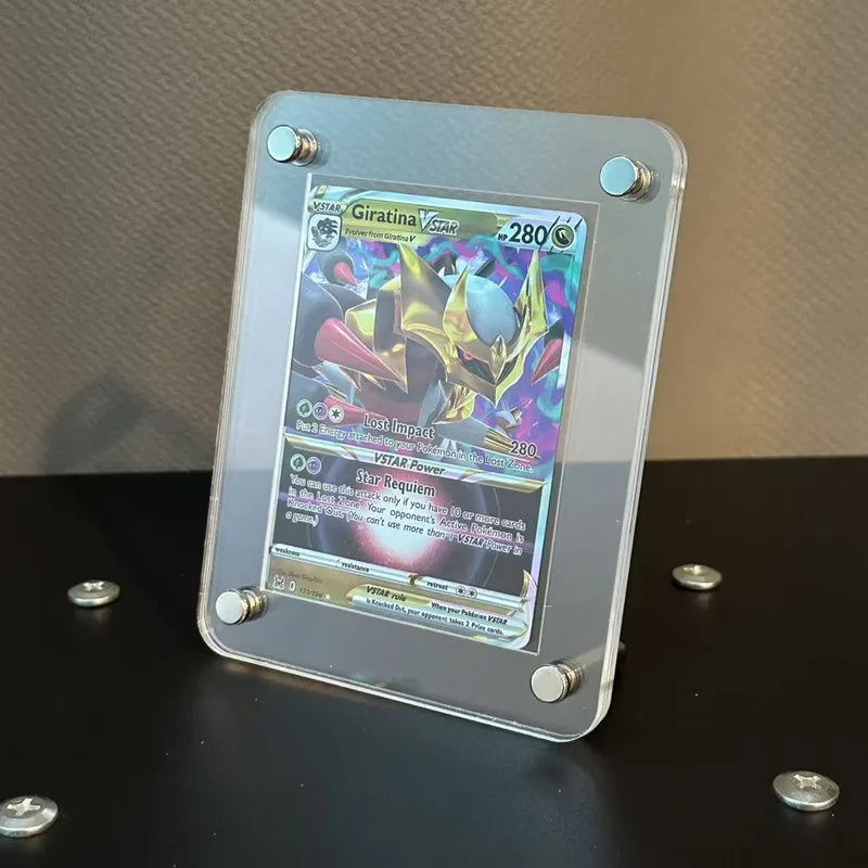 Acrylic Card Display Stand with Slot for Trading Cards Collection Organizer