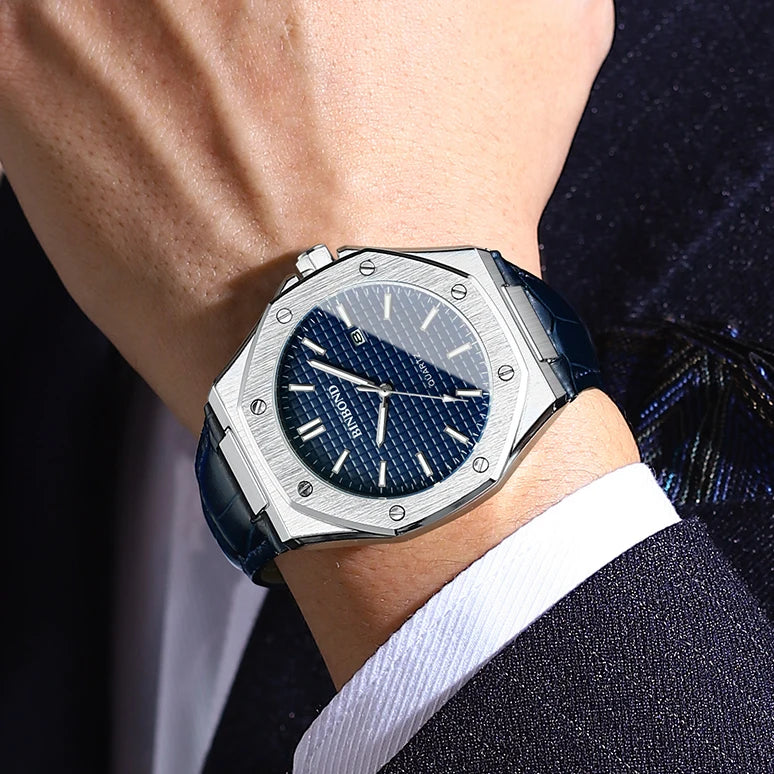 Men's Quartz Sports Watch Waterproof Luminous Auto Date Business Casual