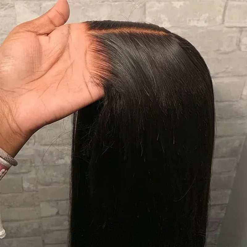 HD Lace Frontal Wig Human Hair 30-40 Inch Straight Glueless Pre Plucked 13x6