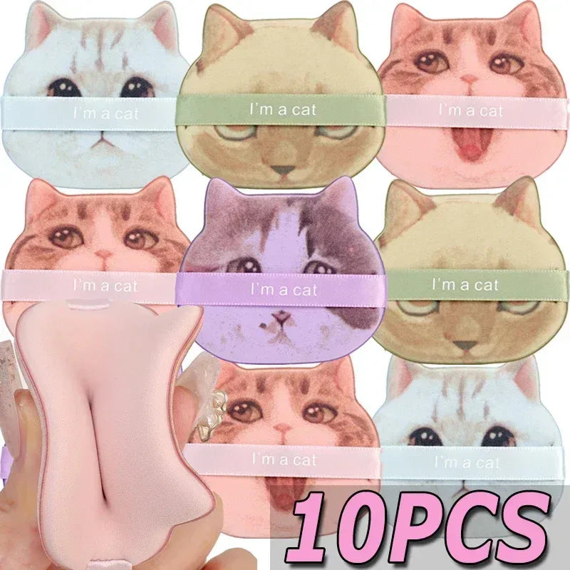 Cute Cat Paw Makeup Puff Sponge Dual-Use Foundation Concealer Tool
