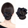 Natural Synthetic Ponytail Hair Bun Clip - Fluffy Claw Chignon for Women