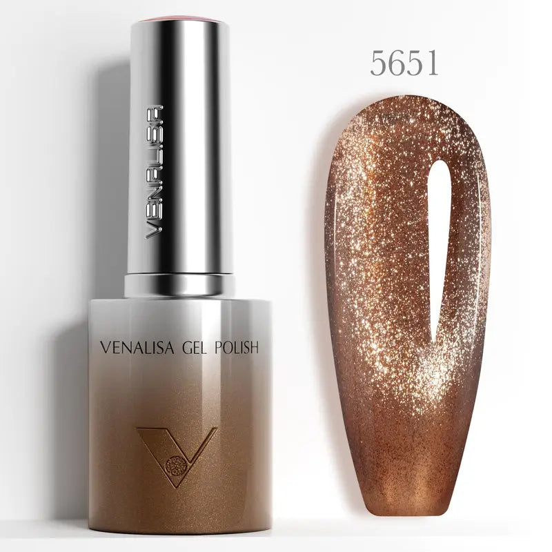 10ml Hema & TPO Free Cat Eye & Glitter Nail Gel Polish Long Wear Soak Off UV LED