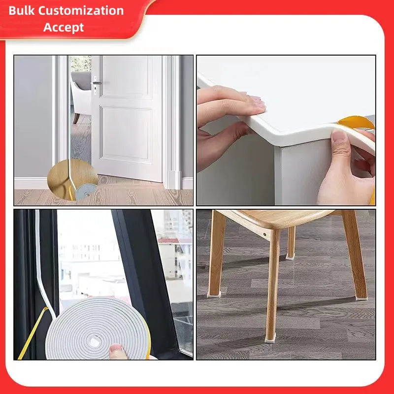 3mm Thick EVA Foam Tape - Waterproof Self-Adhesive Cushioning for Packaging & Insulation