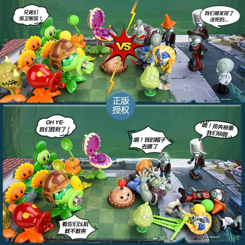 Plants vs Zombies Action Figure Set - Kids Toy Dolls & Playset