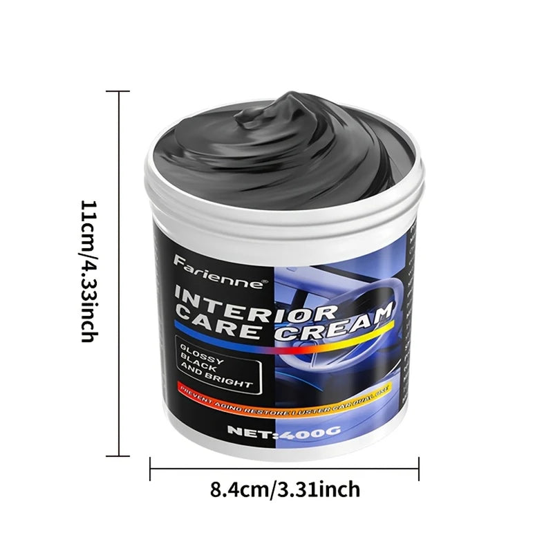 Heavy-Duty Car Plastic Renovator Wax - Scratch Repair & Protection for Bumpers & Interiors