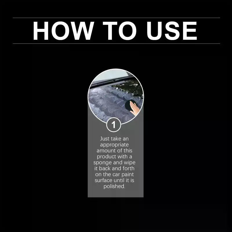 Car Paint Care Wax Long-Lasting Crystal Coating Hydrophobic Shield Scratch Remover