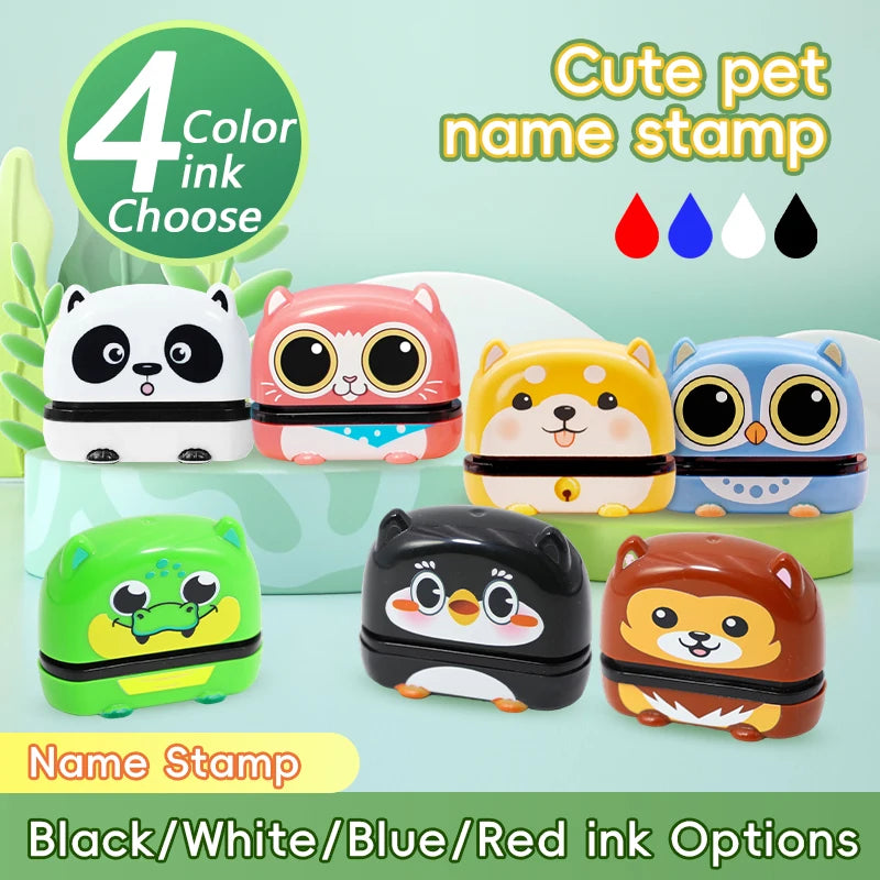 Customized Name Stamp for Kids and Babies Waterproof Non-Fading Personal Seal