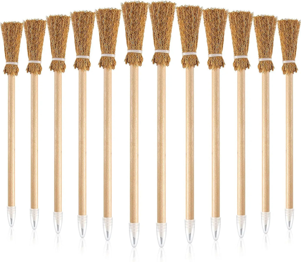 Wizard Party Favors Set with Wand Pencils, Glasses, Brooms & Lightning Tattoos