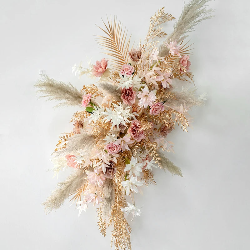 Artificial Pampas & Peony Wedding Arch Flowers for Home & Party Decor