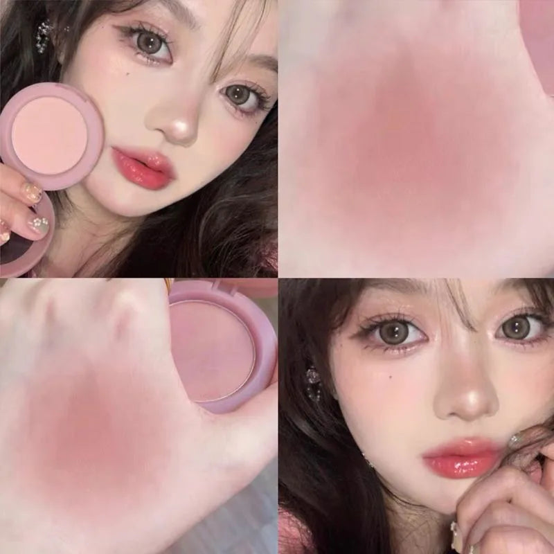 Creamy Blush for Face & Cheeks - Long Lasting Matte Natural Color Makeup