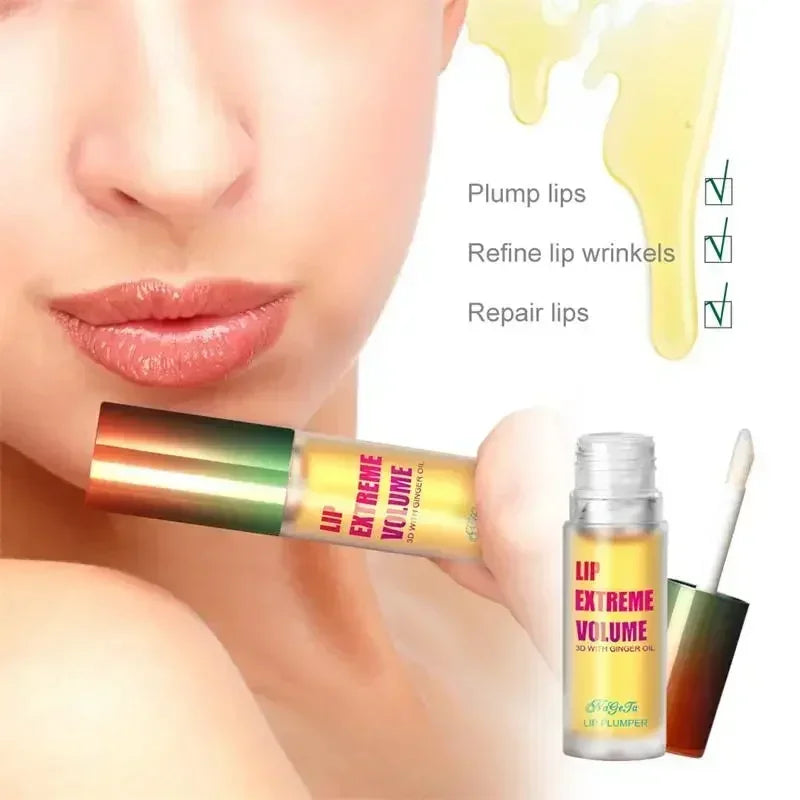 Lip Plumper Oil Serum for Hydrated, Voluminous Lips - Long-Lasting & Repairing