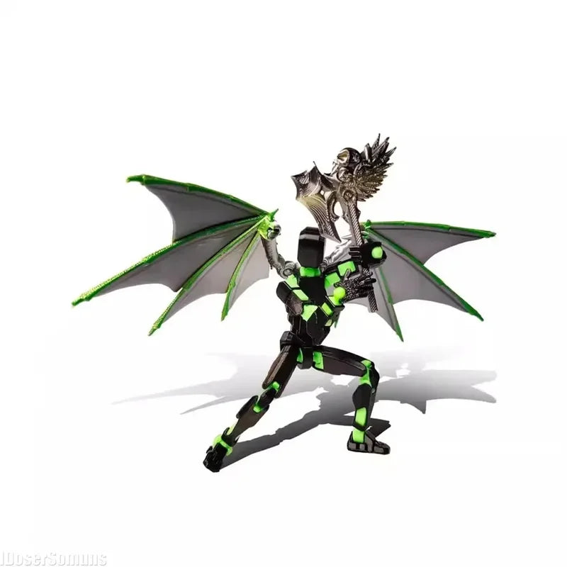 DIY 3D Printed Action Figure Toy Set Movable Shapeshift Robot for Boys