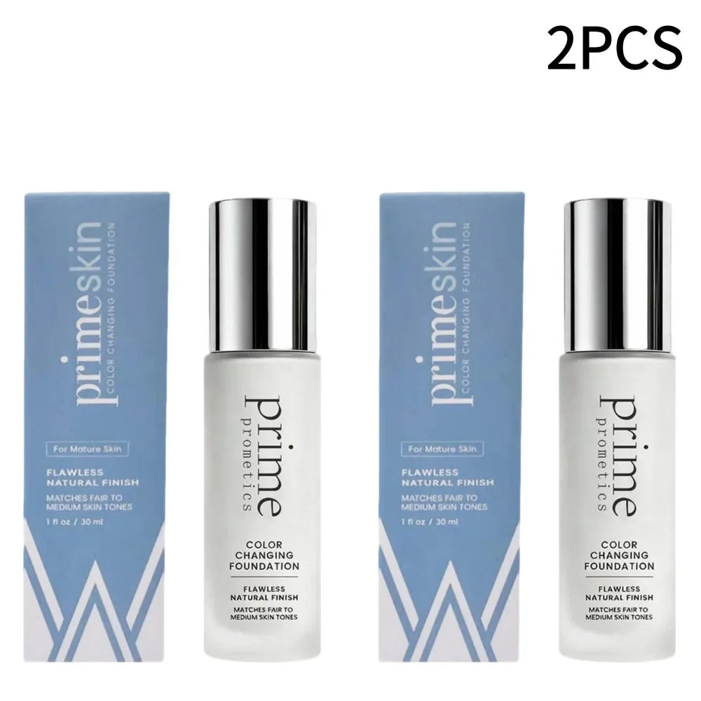 Color Shift Foundation Primer - Moisturizing, Waterproof, Longwear, Natural Finish