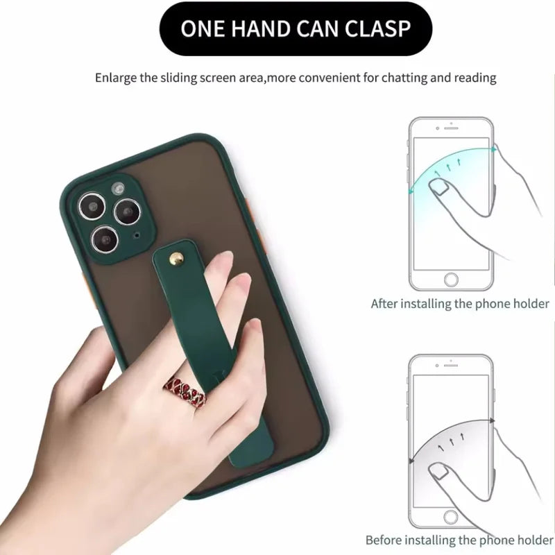 Universal Mobile Phone Ring Holder Stand - Adjustable Desktop Grip for All Phones