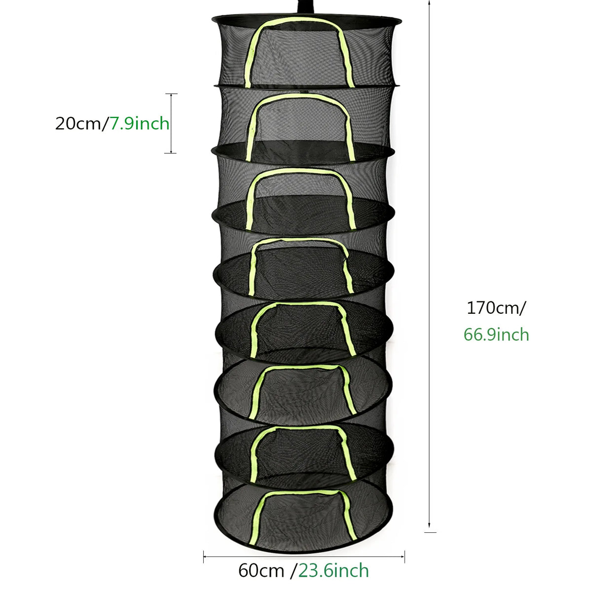 Multi-Layer Herb & Plant Drying Rack with Mesh Net for Herbs Flowers and Buds