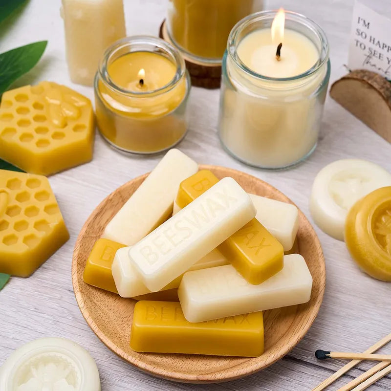 6Pcs Beeswax Candle Making Kit - Natural Scented Wax Blocks for DIY Crafts