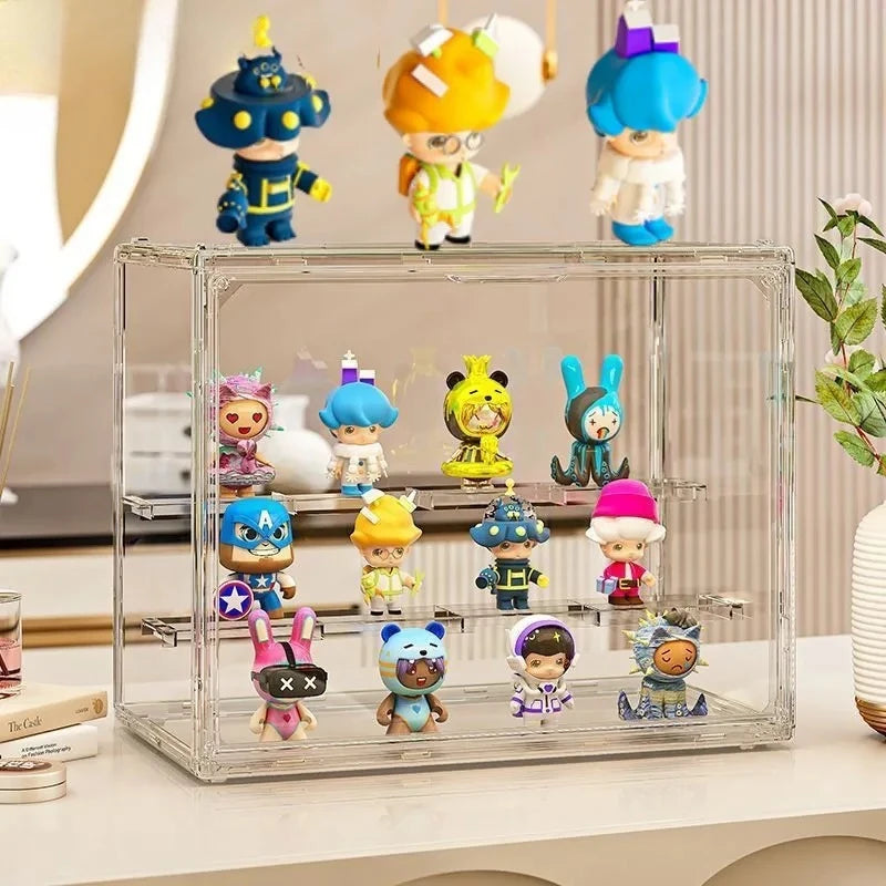 Large Capacity Acrylic Display Rack for Collectibles & Blind Boxes