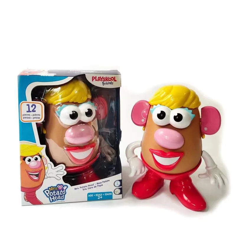 Cartoon Anime Mr Mrs Potato Head Action Figure with Plants - Collectible Toy Model Gifts