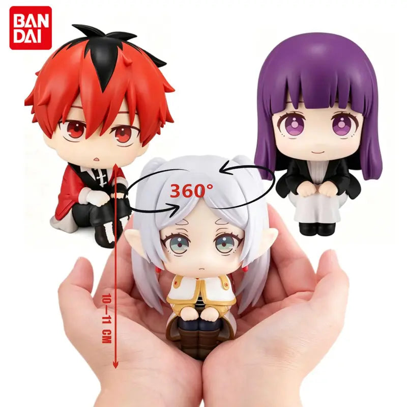 10cm Chibi Frieren PVC Collectible Figures - Cute Doll Model Toys for Decor & Gifts