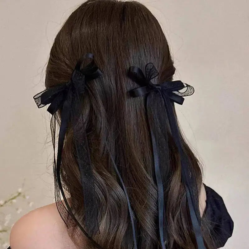 Fashion Bow Ribbon Hair Clips for Women Girls Set of Hair Accessories