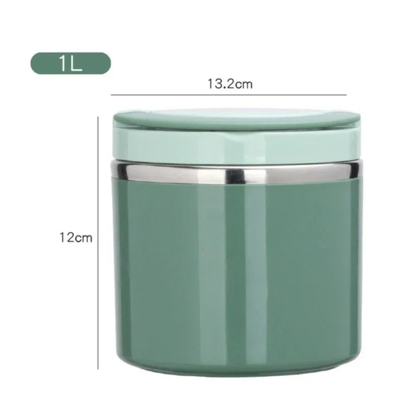 Insulated Food Jar Stainless Steel Thermos Lunch Box for Hot Food & Soup