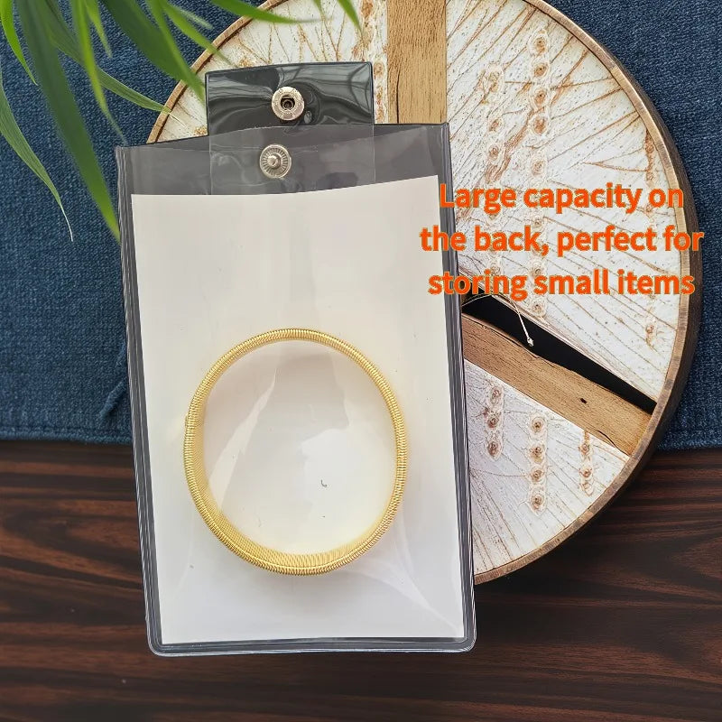 Clear Plastic Watches Display Cases Pack Jewelry Storage Organizer Bags