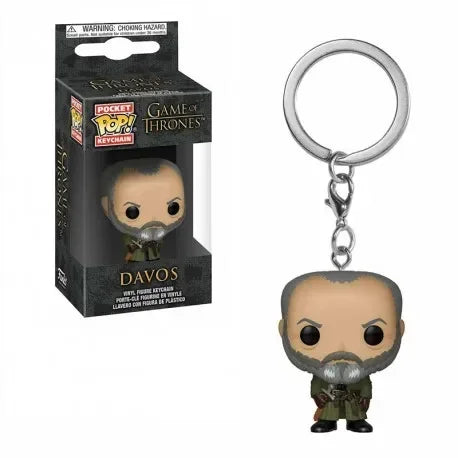 Collectible Funko Pop Movie TV Character Keychain - Jon Snow Daenerys Drogon Night King