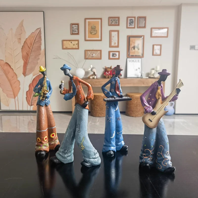Cute Cartoon Retro Bookshelf Figurines - Home Decorative Toys & Gifts