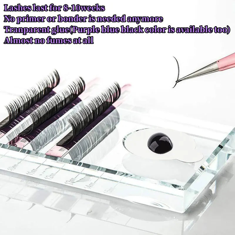 UV Eyelash Glue Gel 6ml Fast-Drying Lash Extension Adhesive with UV Curing