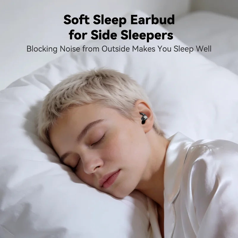 Wireless Sleep Earbuds with Bluetooth 6.0, Noise Cancelling & Water-Resistant
