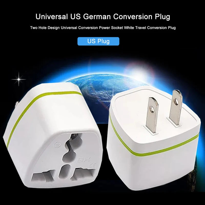 Universal Travel Power Plug Adapter for US UK EU AU IL Brazil Japan Korea - Compatible Worldwide