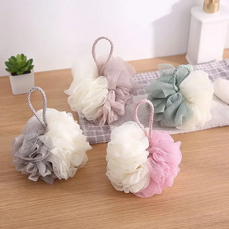 Exfoliating Body Scrubbing Sponge Bath Brush - Skin Cleansing Bath Accessory