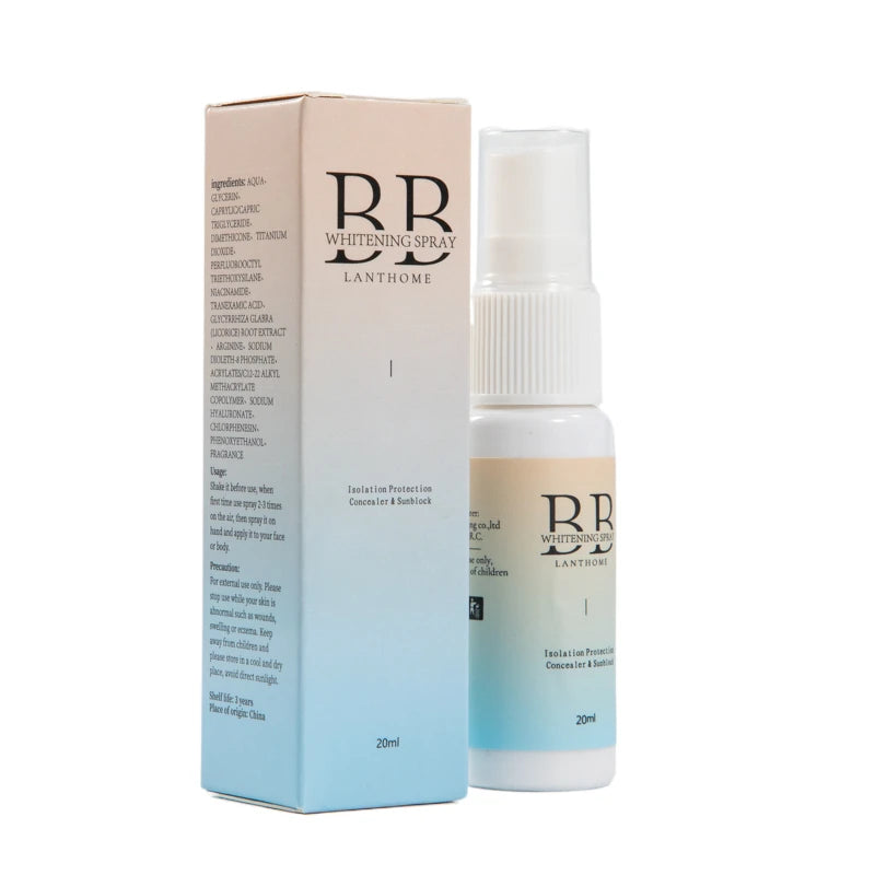 Skin Brightening BB Cream Spray Moisturizer with SPF - Nourishing Face Foundation