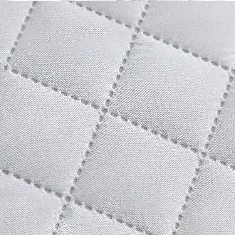 Ultrasonic Mattress Protector Cover Pad Washable Bed Shield with Elastic Band