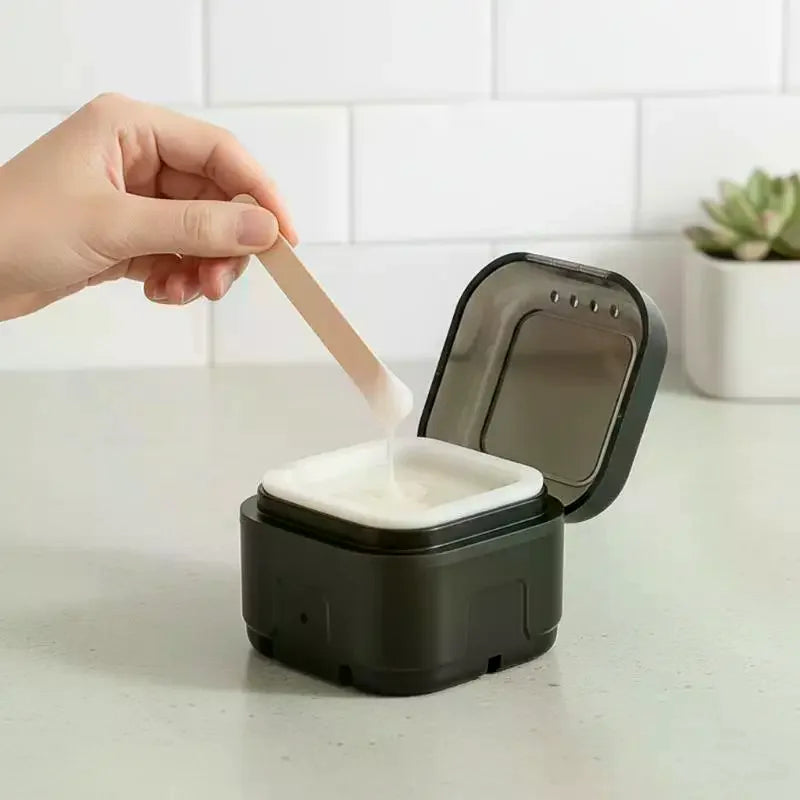 Mini Wax Heater Kit with Silicone Bowl for Hair Removal & Nose Ear Waxing