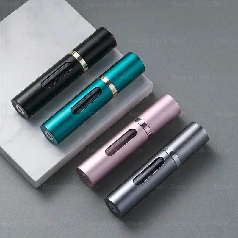 Refillable Glass Perfume Spray Bottle Set - Portable Travel Container