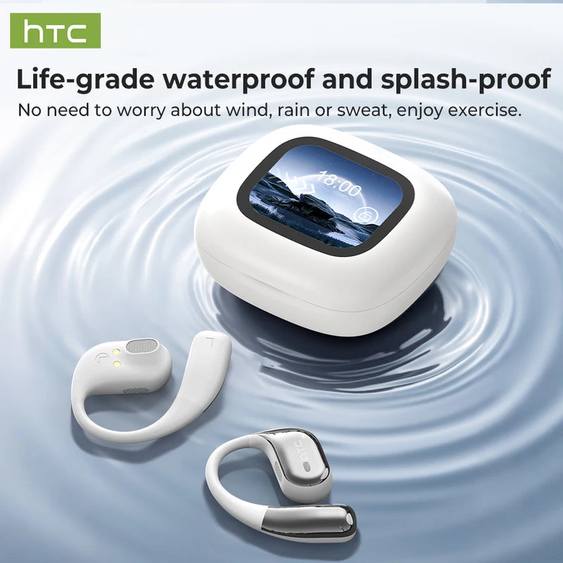 Wireless Earbuds Bluetooth 5.3 TWS with Noise Canceling Mic Touch Control LED Display Sport Headphones