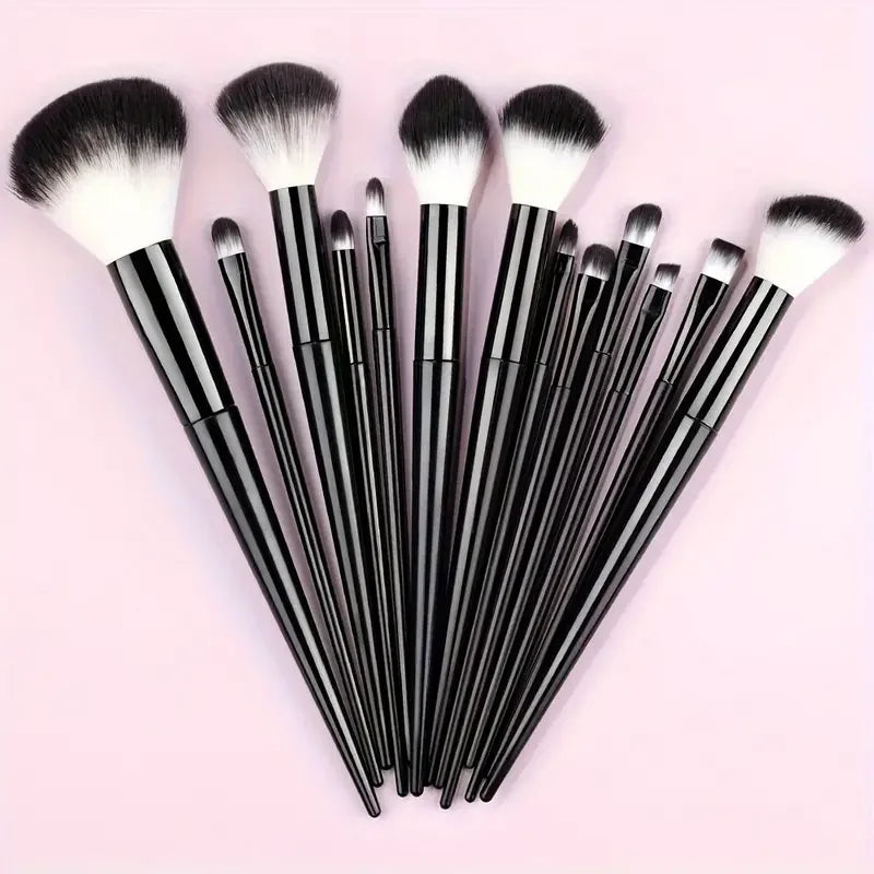 Makeup Brush Set 13 Pcs - Soft Fluffy Face & Eye Makeup Tools for Beauty